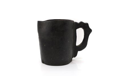 Lot 346 - A leather bombard or blackjack
