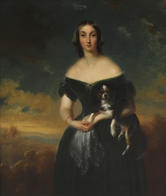 Lot 149 - Circle of Franz Xaver Winterhalter (German, 1805-1873)