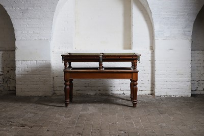 Lot 157 - A miniature snooker table by Stevens