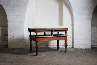 Lot 157 - A miniature snooker table by Stevens