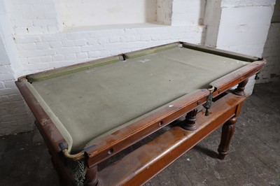 Lot 157 - A miniature snooker table by Stevens