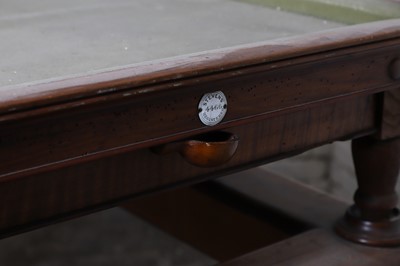 Lot 157 - A miniature snooker table by Stevens
