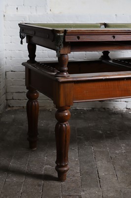 Lot 157 - A miniature snooker table by Stevens