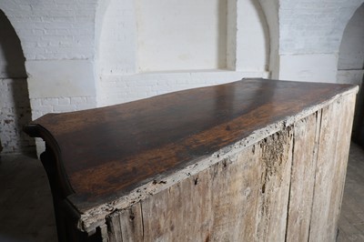 Lot 48 - A walnut commode