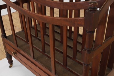 Lot 78 - A Regency mahogany country house canterbury