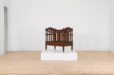 Lot 78 - A Regency mahogany country house canterbury