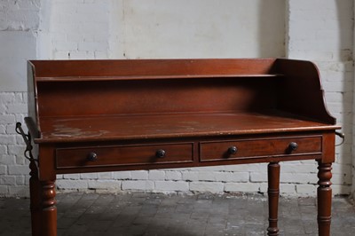 Lot 155 - A mahogany washstand