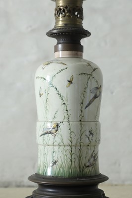 Lot 131 - Two Victorian table lamps