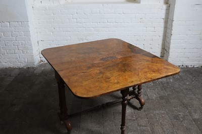 Lot 161 - A walnut Sutherland table