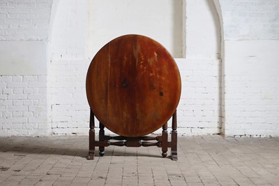 Lot 149 - A mahogany circular folding table