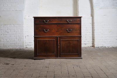 Lot 72 - A George III mahogany cabinet