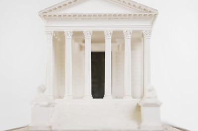 Lot 248 - A plaster of Paris model of Maison Carrée