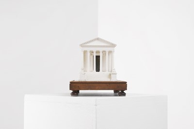 Lot 248 - A plaster of Paris model of Maison Carrée