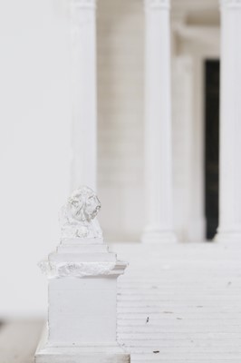 Lot 248 - A plaster of Paris model of Maison Carrée