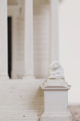 Lot 248 - A plaster of Paris model of Maison Carrée