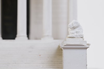 Lot 248 - A plaster of Paris model of Maison Carrée