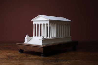 Lot 248 - A plaster of Paris model of Maison Carrée