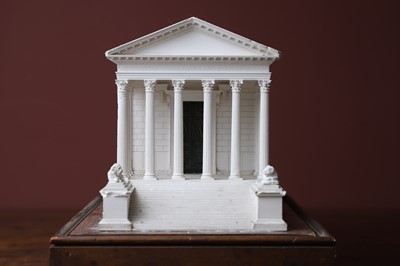 Lot 248 - A plaster of Paris model of Maison Carrée