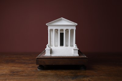 Lot 248 - A plaster of Paris model of Maison Carrée