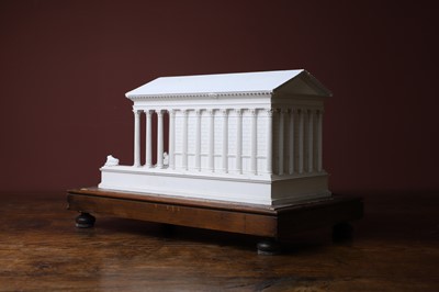 Lot 248 - A plaster of Paris model of Maison Carrée
