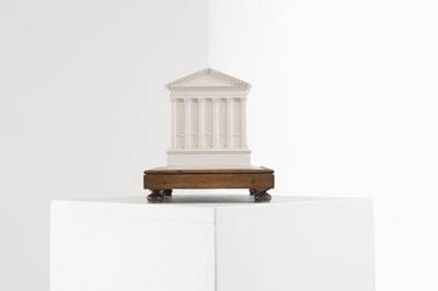 Lot 248 - A plaster of Paris model of Maison Carrée
