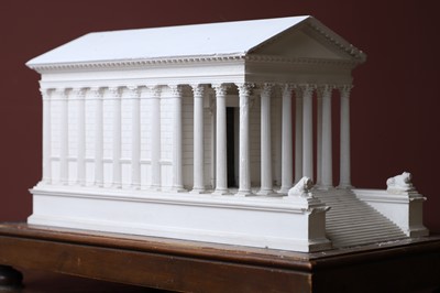 Lot 248 - A plaster of Paris model of Maison Carrée