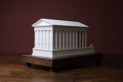 Lot 248 - A plaster of Paris model of Maison Carrée
