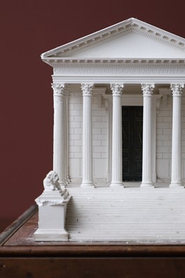 Lot 248 - A plaster of Paris model of Maison Carrée