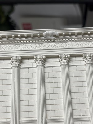 Lot 248 - A plaster of Paris model of Maison Carrée