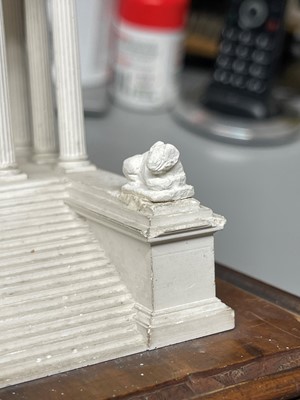 Lot 248 - A plaster of Paris model of Maison Carrée