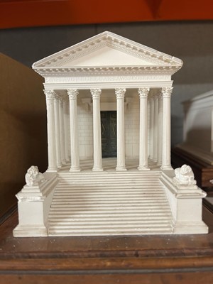 Lot 248 - A plaster of Paris model of Maison Carrée