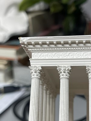 Lot 248 - A plaster of Paris model of Maison Carrée