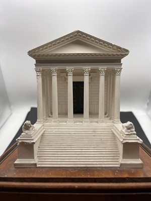 Lot 248 - A plaster of Paris model of Maison Carrée