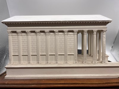 Lot 248 - A plaster of Paris model of Maison Carrée