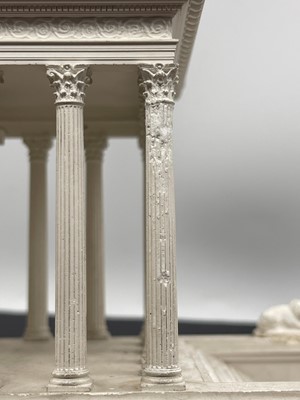 Lot 248 - A plaster of Paris model of Maison Carrée