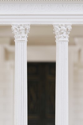 Lot 248 - A plaster of Paris model of Maison Carrée