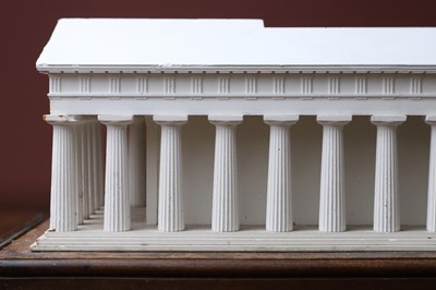 Lot 250 - A plaster of Paris model of the Temple of Hera II at Paestum