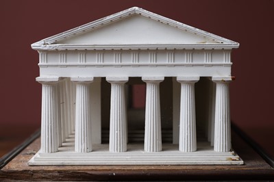 Lot 250 - A plaster of Paris model of the Temple of Hera II at Paestum