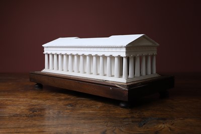 Lot 250 - A plaster of Paris model of the Temple of Hera II at Paestum