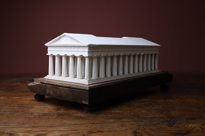 Lot 250 - A plaster of Paris model of the Temple of Hera II at Paestum