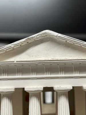 Lot 250 - A plaster of Paris model of the Temple of Hera II at Paestum