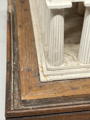 Lot 250 - A plaster of Paris model of the Temple of Hera II at Paestum