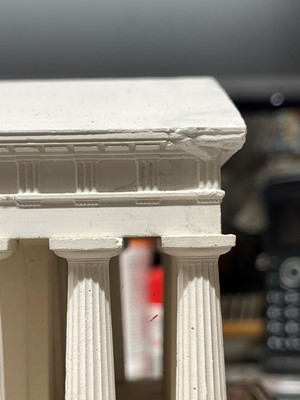 Lot 250 - A plaster of Paris model of the Temple of Hera II at Paestum