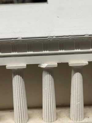 Lot 250 - A plaster of Paris model of the Temple of Hera II at Paestum