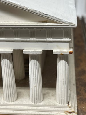 Lot 250 - A plaster of Paris model of the Temple of Hera II at Paestum