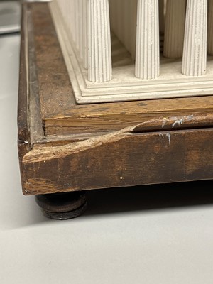 Lot 250 - A plaster of Paris model of the Temple of Hera II at Paestum