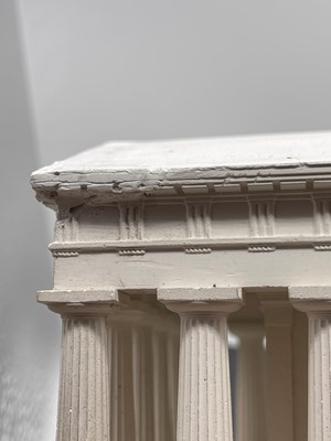 Lot 250 - A plaster of Paris model of the Temple of Hera II at Paestum