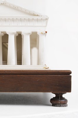 Lot 250 - A plaster of Paris model of the Temple of Hera II at Paestum