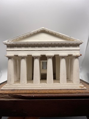 Lot 250 - A plaster of Paris model of the Temple of Hera II at Paestum