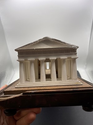 Lot 250 - A plaster of Paris model of the Temple of Hera II at Paestum